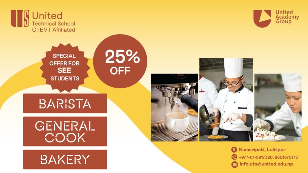 25% off for see giving students at united technical school